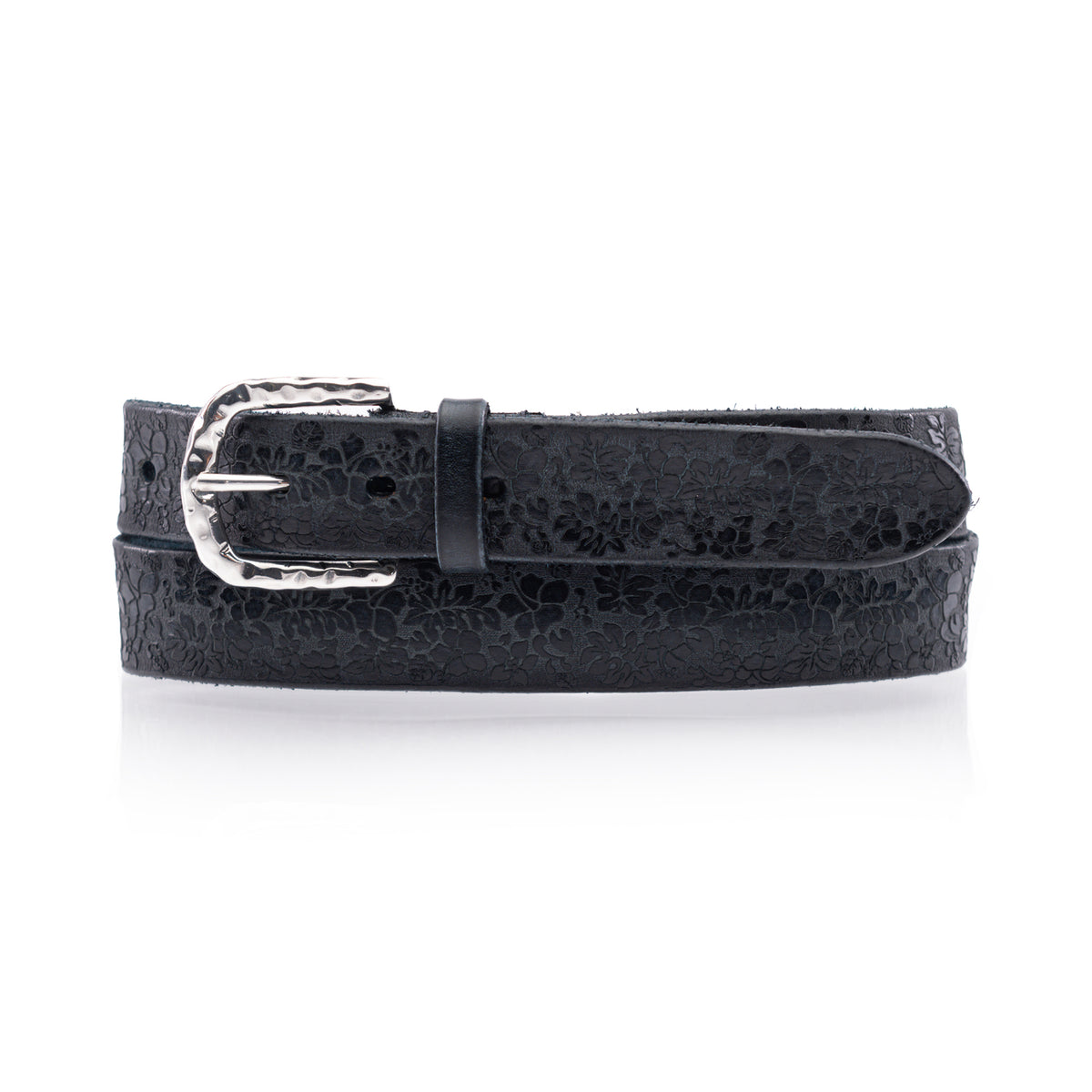 Cintura in pelle con laser "ibiscus"