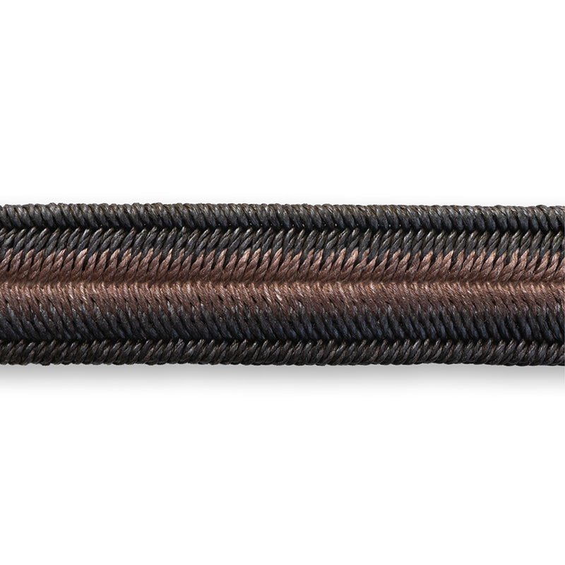 Cintura lino elastico bicolore con colore a tampone