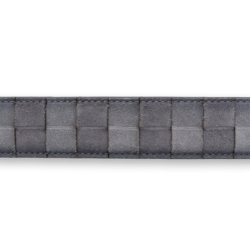 Cintura camoscio "Intreccio quadro"